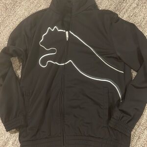 Puma Black Casual Hooded Jacket